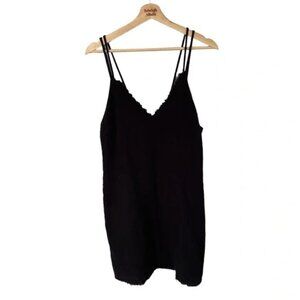 REVOLVE Tavik Abri Mini Cotton Dress Gauzy Black Mini Dress Women’s Size Medium